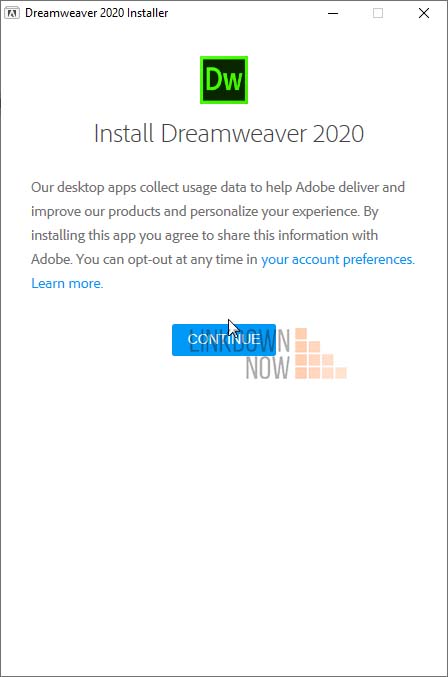 Hướng dẫn cài đặt Adobe Dreamweaver 2020